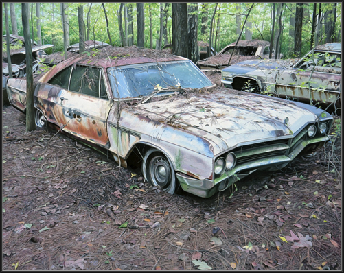 Buick LeSabre (2021)
77 x 61 cm
oil on linen